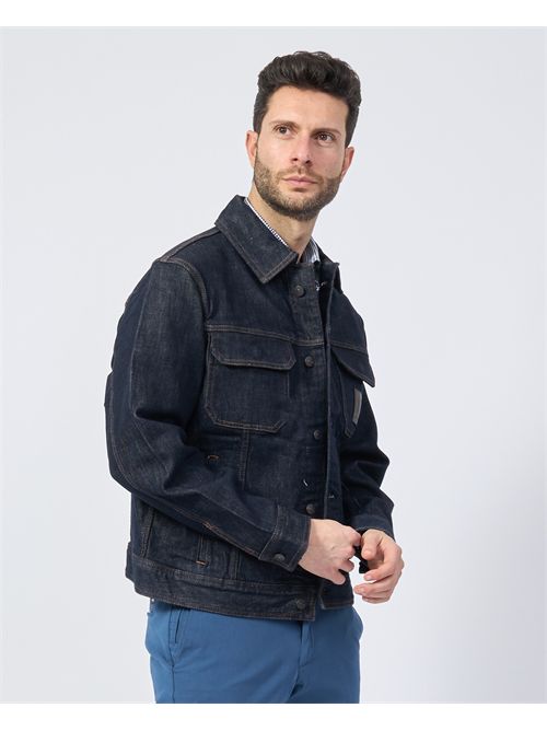 Armani Exchange denim jacket with logo ARMANI EXCHANGE | XM000343-AF12284MB001